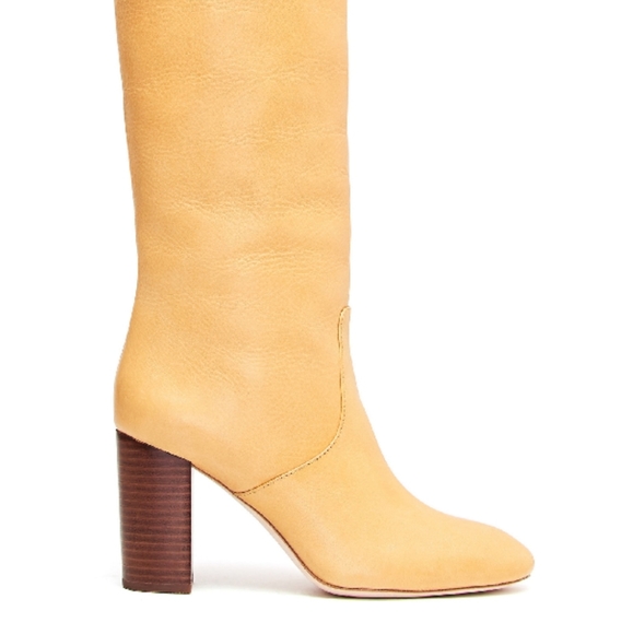New Loeffler Randall Goldy Leather Boots In Yellow - Picture 3 of 14
